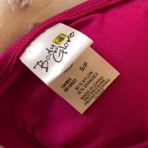 Pink body glove bikini top